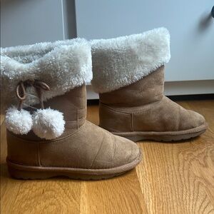 Cozy Tan Fur-Lined Boots